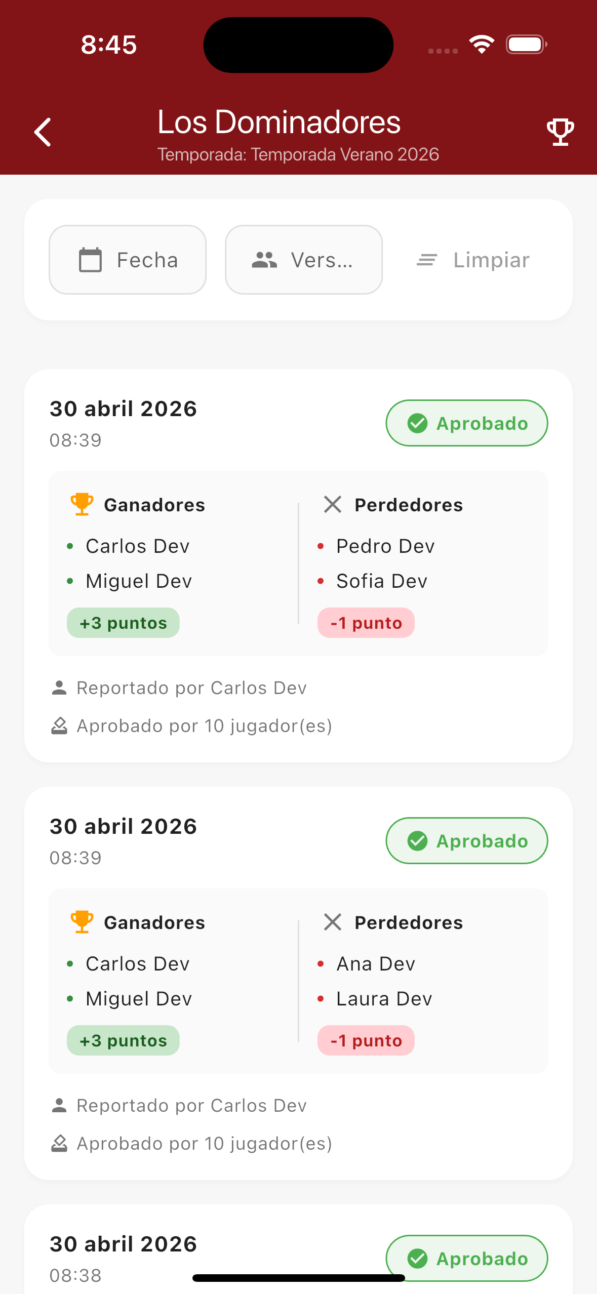Historial